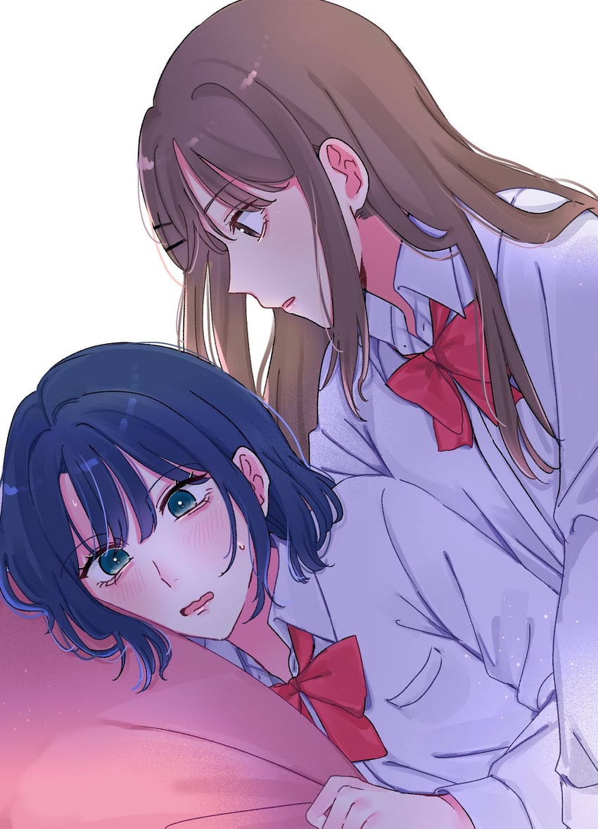 adachi sakura and shimamura hougetsu (adachi to shimamura) drawn by mizoshita88