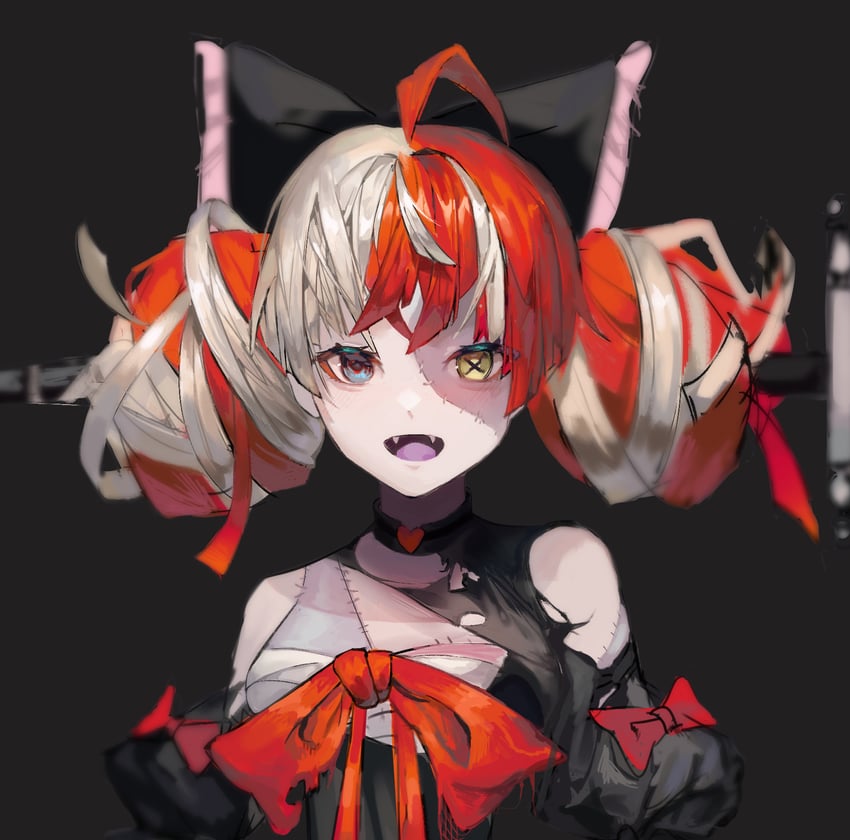 kureiji ollie (hololive and 1 more) drawn by rain_rakan