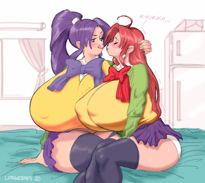 misono kirika and shinonome chiharu (eiken) drawn by lorgebaps