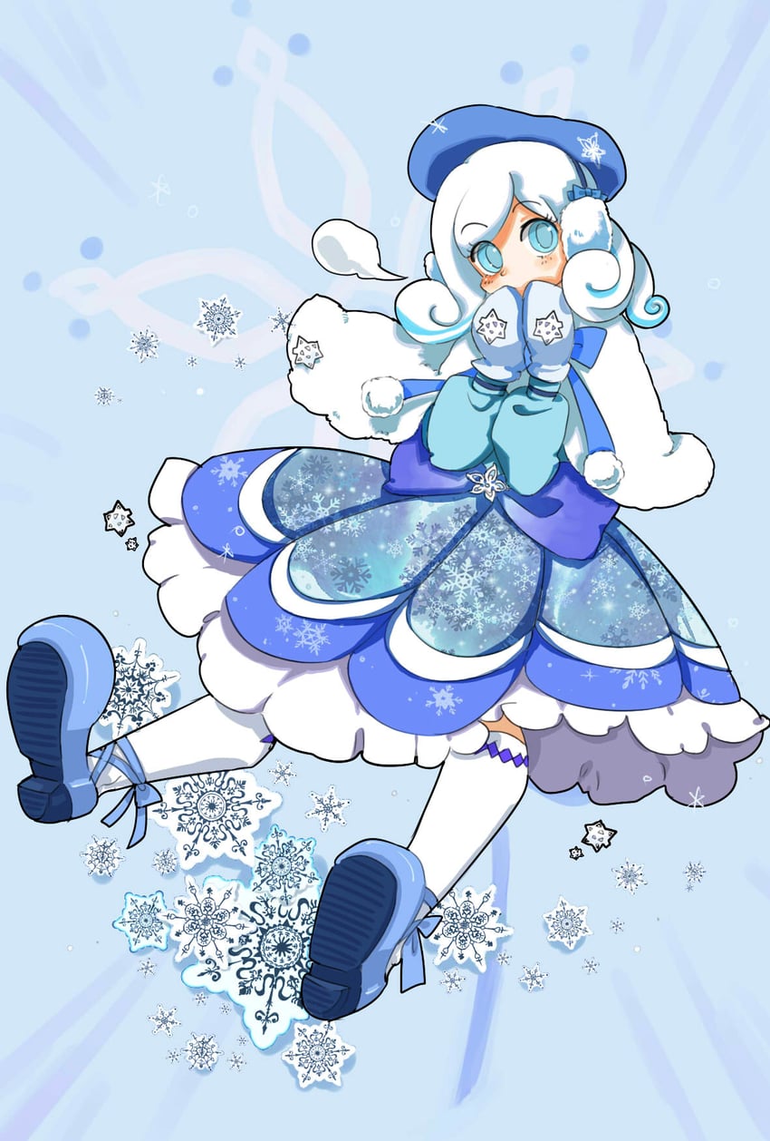 snowdrop (original and 2 more) drawn by kumo_ni_notte