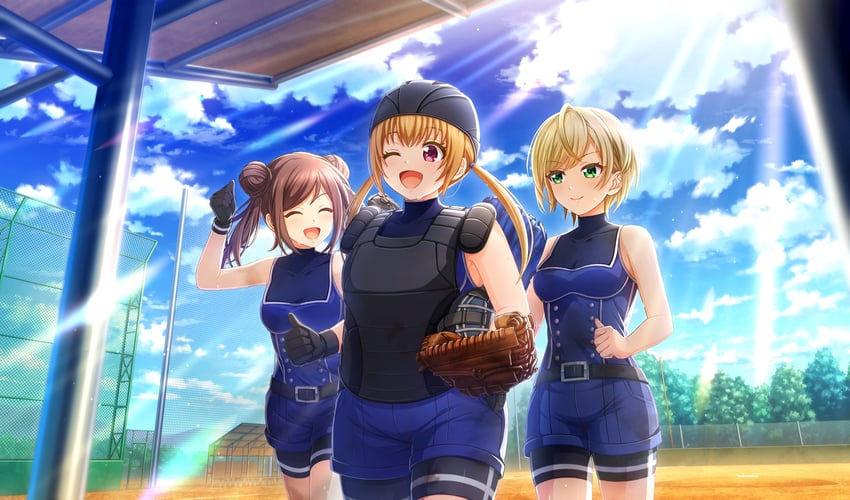 shiomi nagisa, kishi fuuka, and kazamatsuri serina (cinderella series and 1 more)