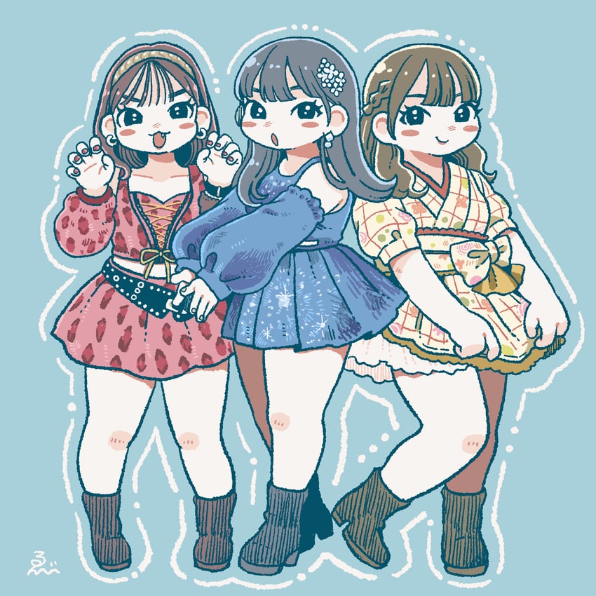 kitagawa rio (real life and 2 more) drawn by ebiebi