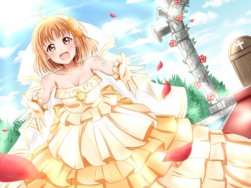 takami chika (love live! and 1 more) drawn by kamesys