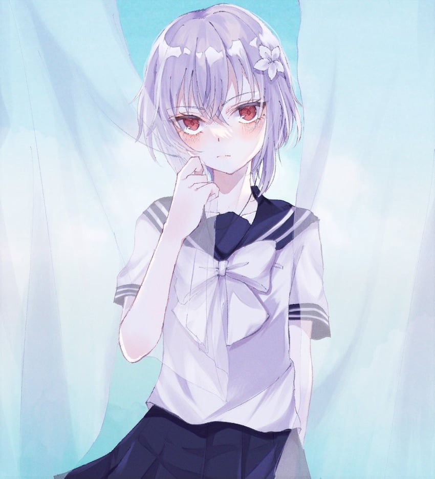 accelerator and suzushina yuriko (toaru majutsu no index) drawn by c0c0ume