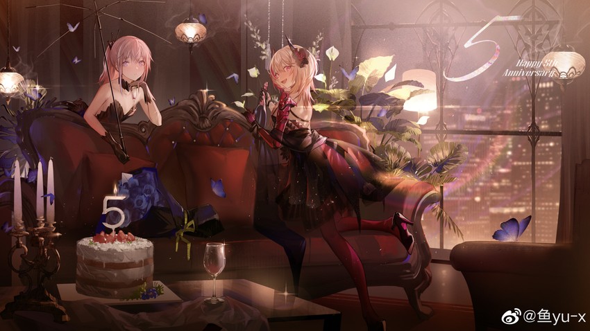 st ar-15 and m4 sopmod ii (girls' frontline) drawn by yu-x