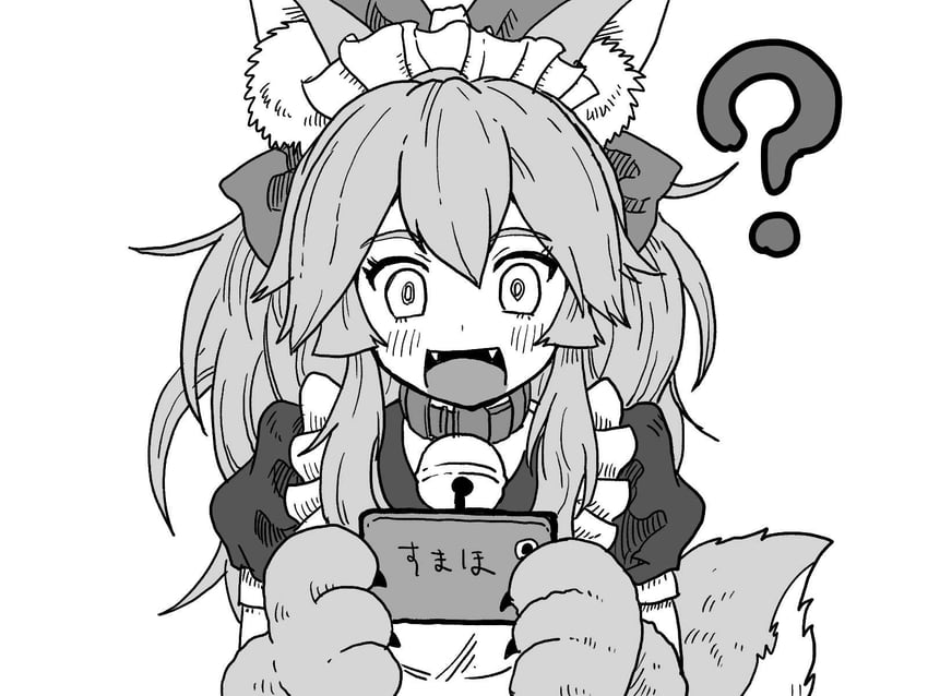 tamamo and tamamo cat (fate and 1 more) drawn by kusama_takato
