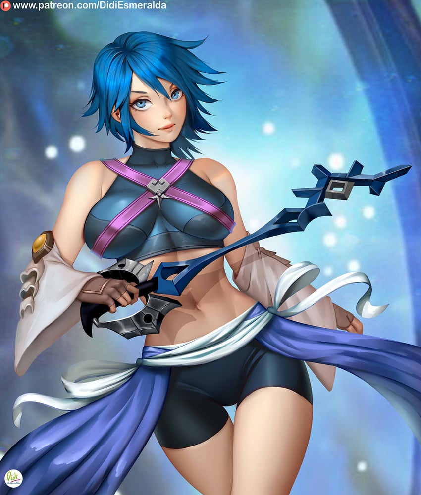 aqua (kingdom hearts and 1 more) drawn by didi_esmeralda