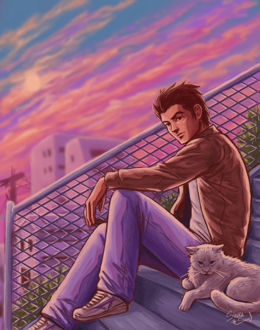 hazuki ryou (shenmue and 1 more) drawn by sliverofsand