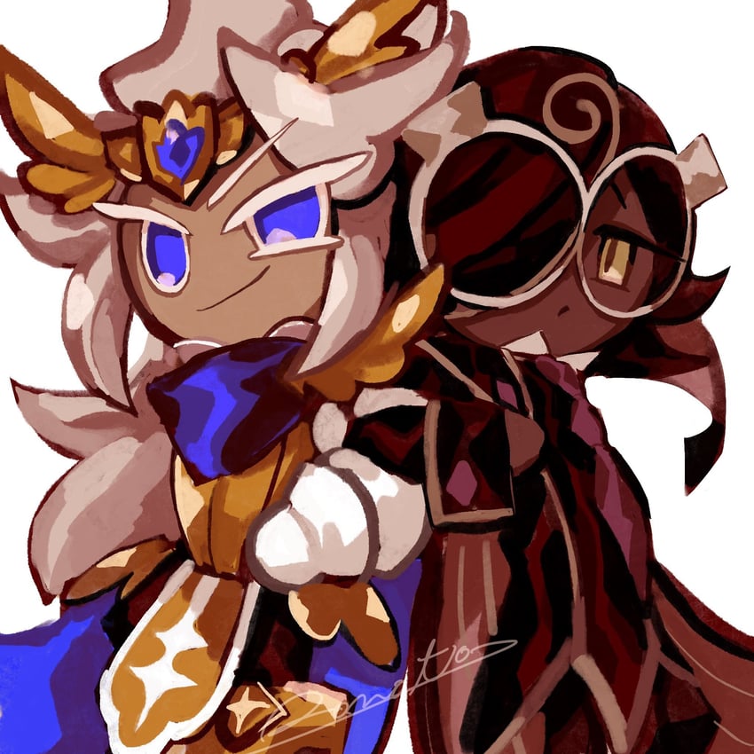 espresso cookie and madeleine cookie (cookie run and 1 more) drawn by rn9j