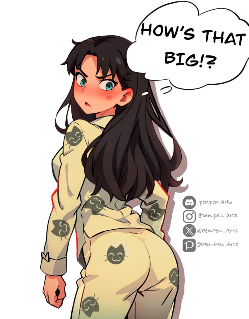 tohsaka rin (fate and 1 more) drawn by pen-pen_arts