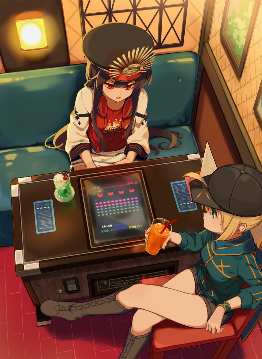 artoria pendragon, oda nobunaga, and mysterious heroine x (fate and 2 more) drawn by kodamari