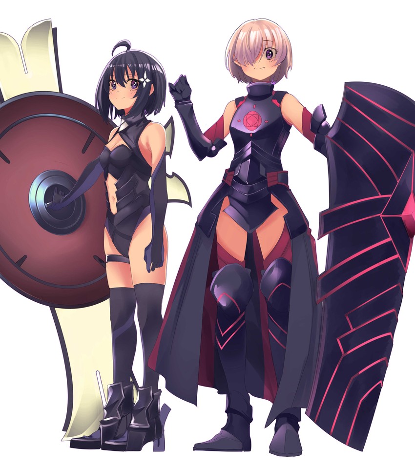 mash kyrielight and maple (fate and 2 more) drawn by motsu_(onli_neet)