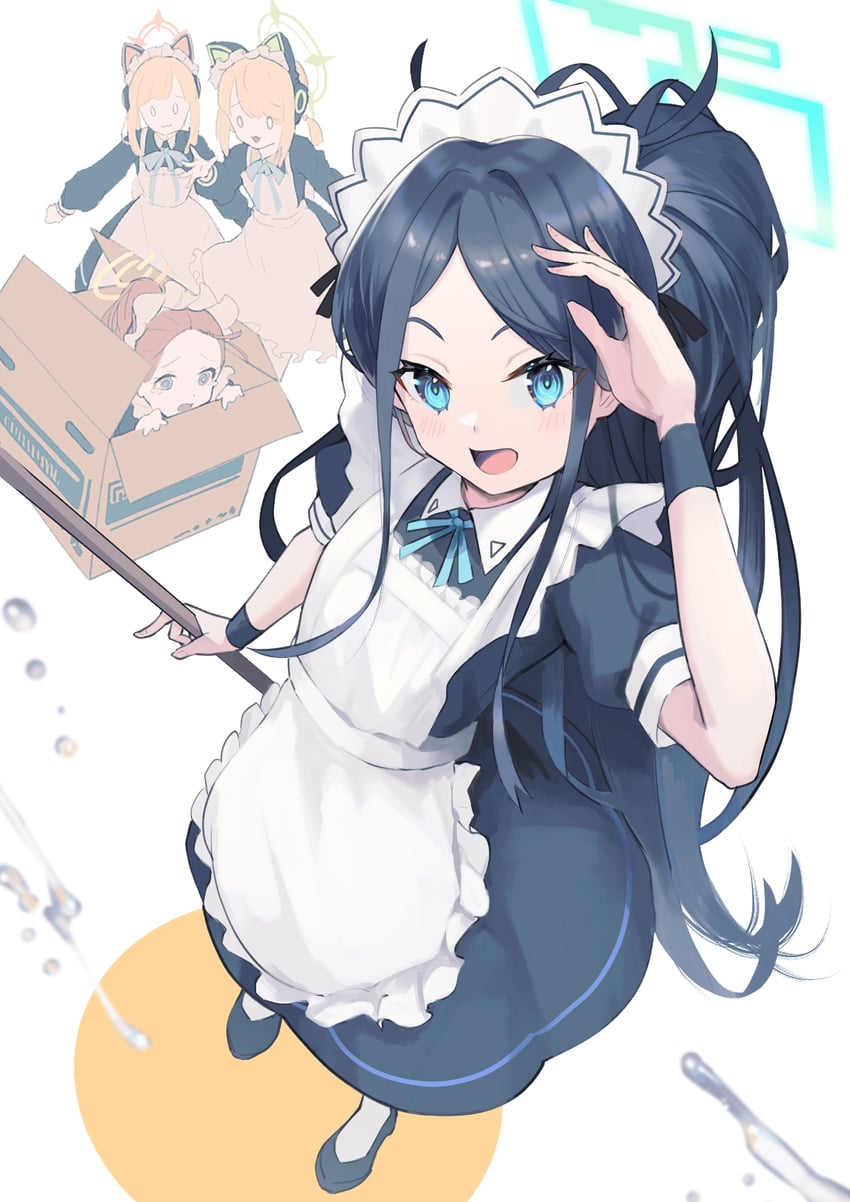 aris, momoi, midori, and yuzu (blue archive) drawn by rafrog