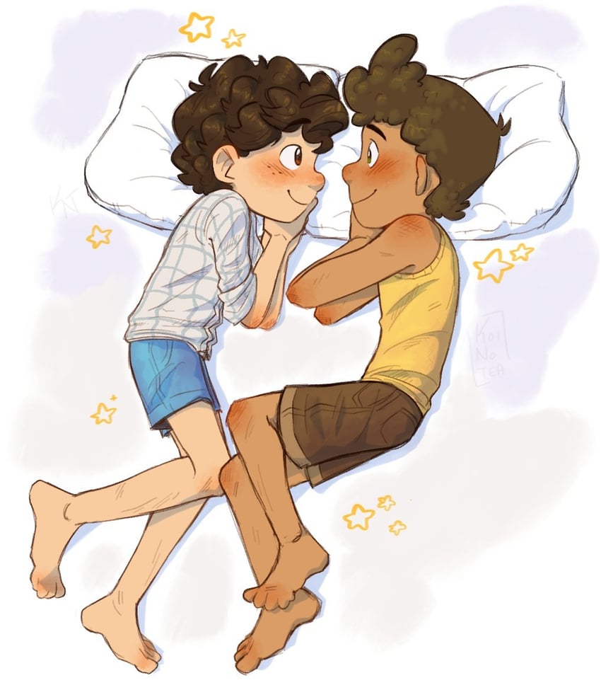 luca paguro and alberto scorfano (luca) drawn by koinotea