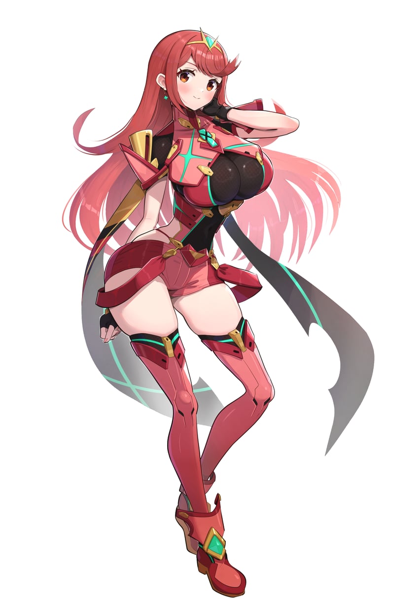 pyra (xenoblade chronicles and 1 more) drawn by gonzarez