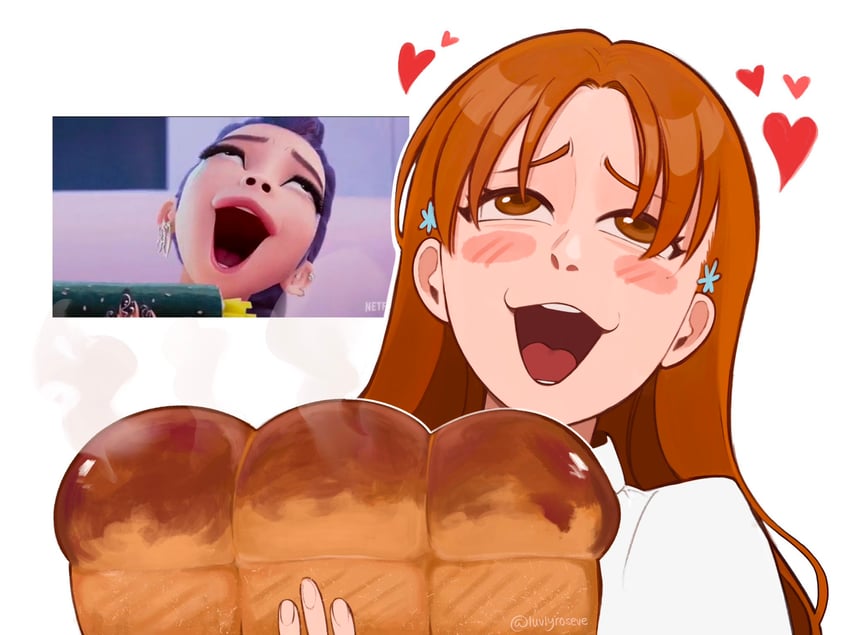 inoue orihime and rumi (bleach and 1 more) drawn by luvlyroseve