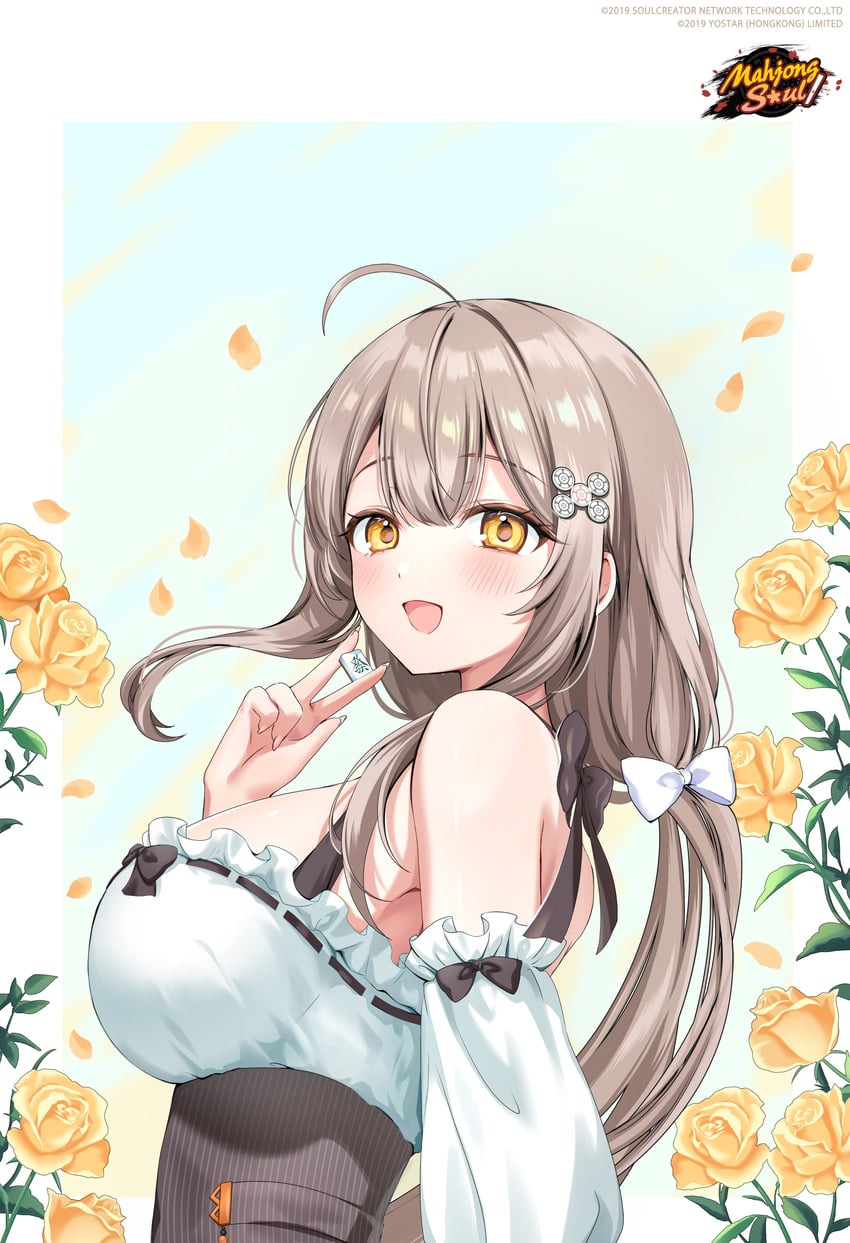 kitami sawako (mahjong soul) drawn by mikeneko_mari