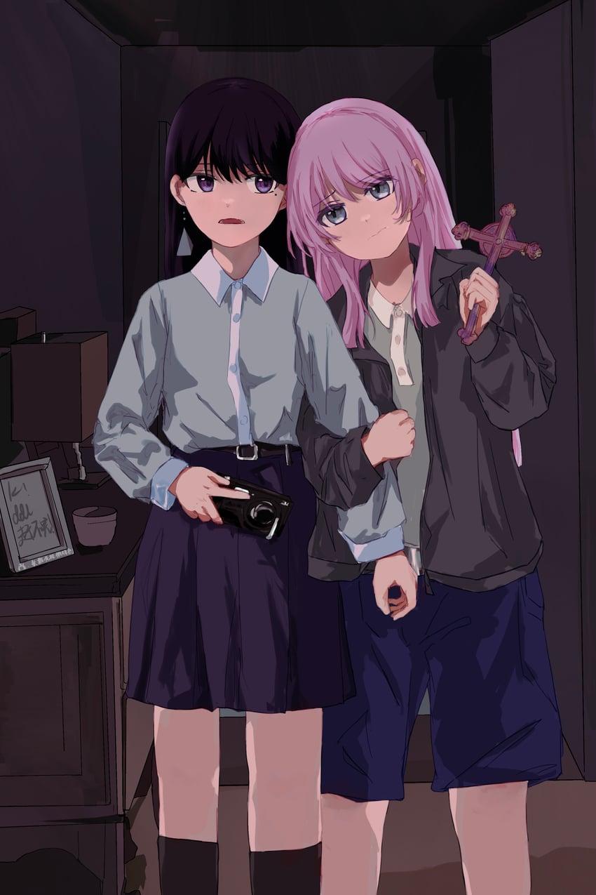 chihaya anon and shiina taki (bang dream! and 1 more) drawn by keyun