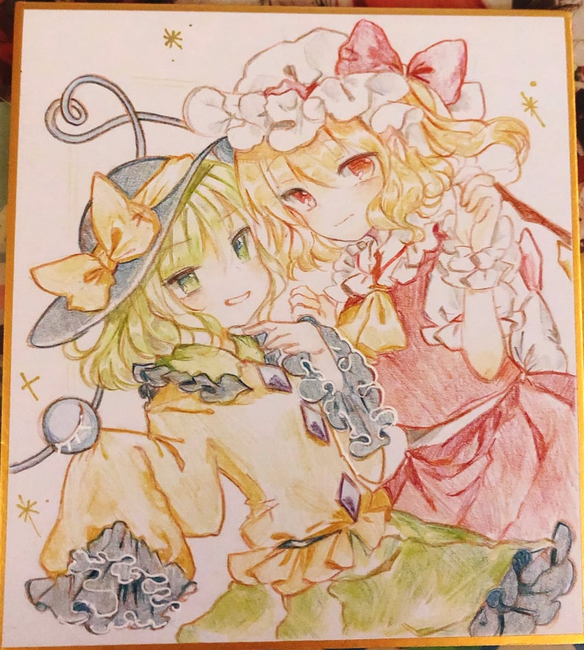 flandre scarlet and komeiji koishi (touhou) drawn by sorani_(kaeru0768)