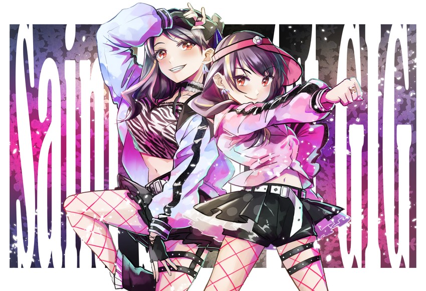 kazuno sarah and kazuno leah (love live! and 1 more) drawn by tareko