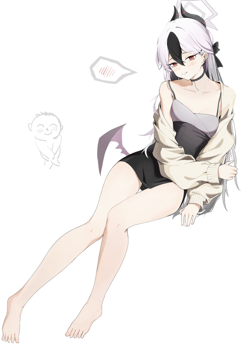 sensei, doodle sensei, and kayoko (blue archive) drawn by kilireo