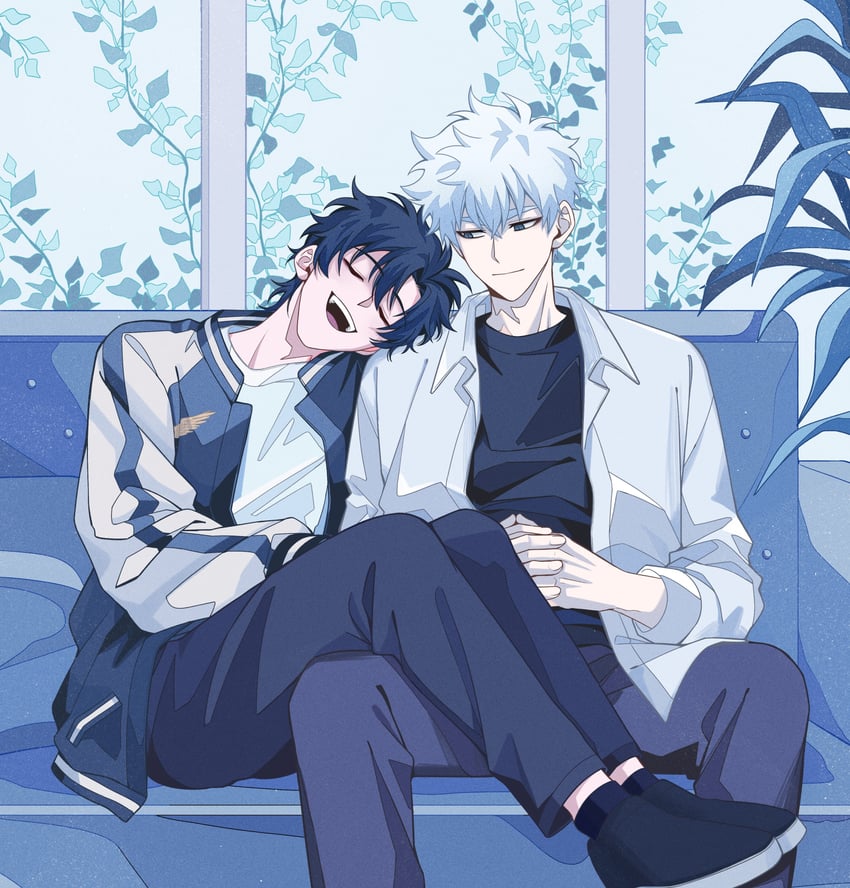 cheng xiaoshi and lu guang (shiguang dailiren) drawn by dsarl995595