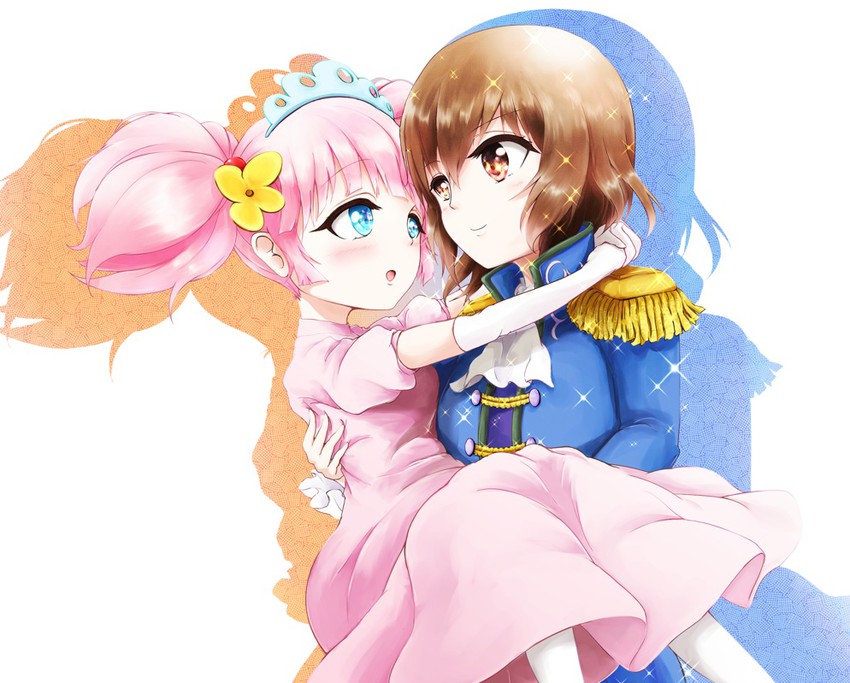 funami yui and yoshikawa chinatsu (yuruyuri) drawn by tako_yukisuke