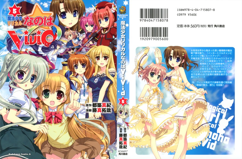fate testarossa, takamachi nanoha, yagami hayate, vita, vivio, and 11 more (lyrical nanoha and 1 more) drawn by fujima_takuya