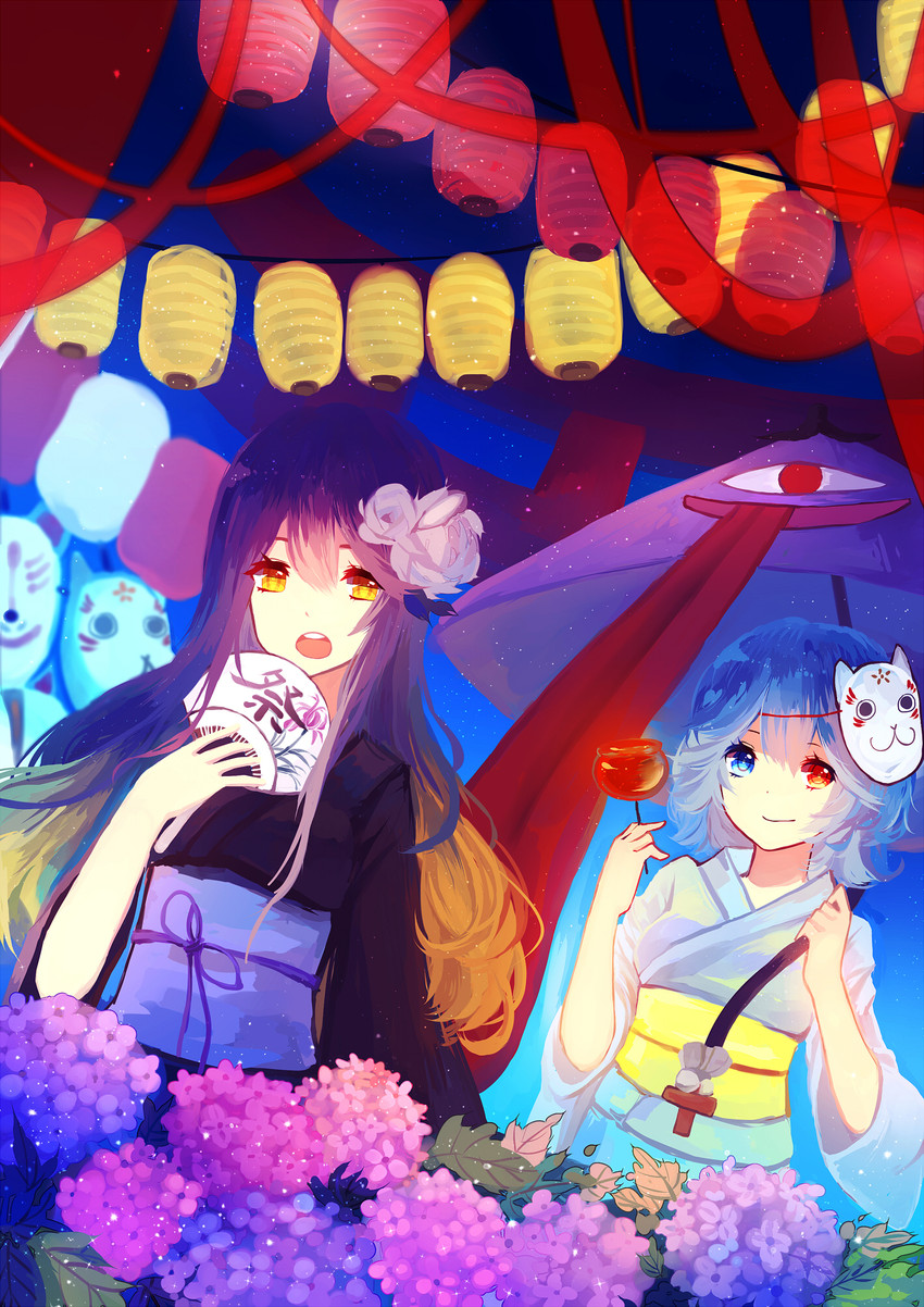tatara kogasa and hijiri byakuren (touhou) drawn by prophet_chu