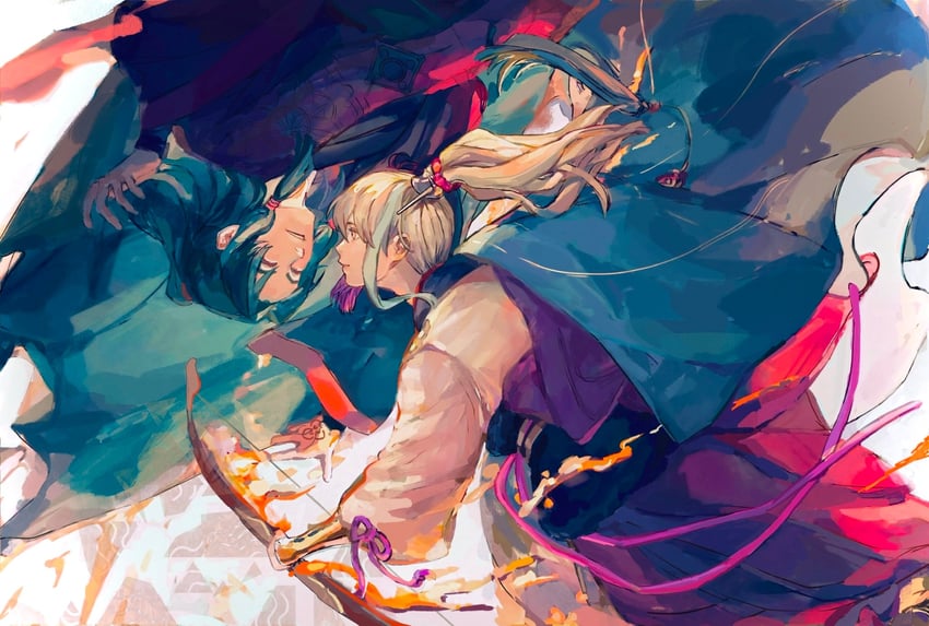 archer and zheng chenggong (fate and 1 more) drawn by 21_welkin