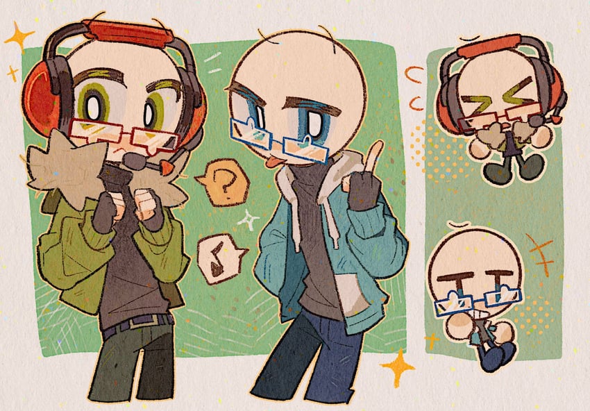 charles calvin and henry stickmin (henry stickmin) drawn by muchuizzzzz