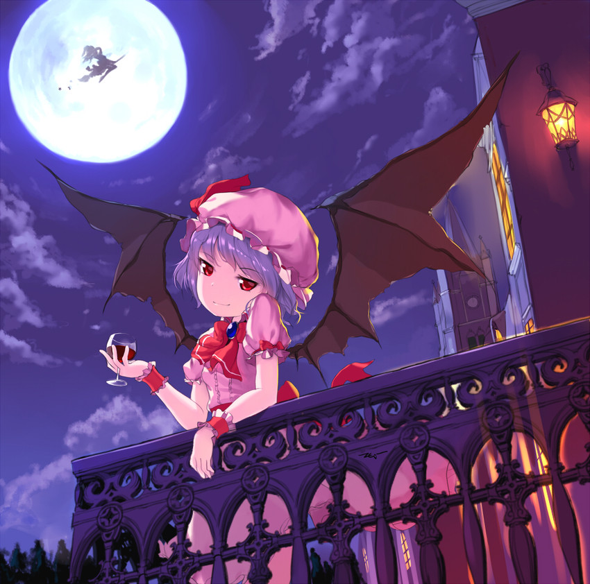 kirisame marisa and remilia scarlet (touhou) drawn by nevi_nakuta