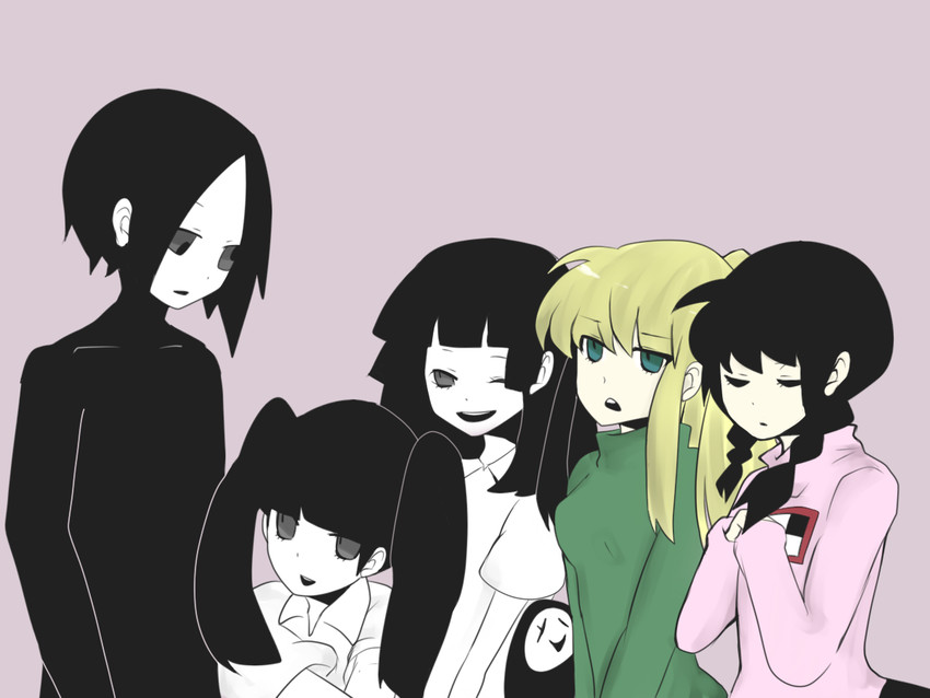 madotsuki, poniko, monoko, uboa, monoe, and 1 more (yume nikki) drawn by recto