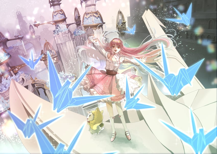 nikki, momo, and perfect start (nikki and 1 more) drawn by rittsun