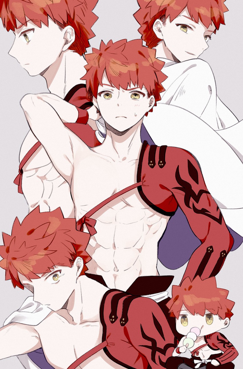 emiya shirou and senji muramasa (fate and 1 more) drawn by suzuakks