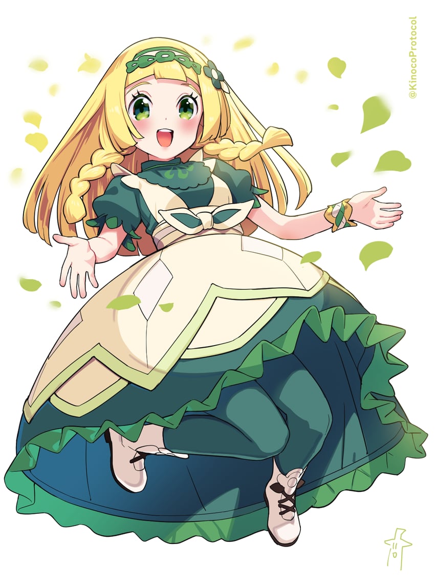 lillie and erika (pokemon and 2 more) drawn by kinocopro