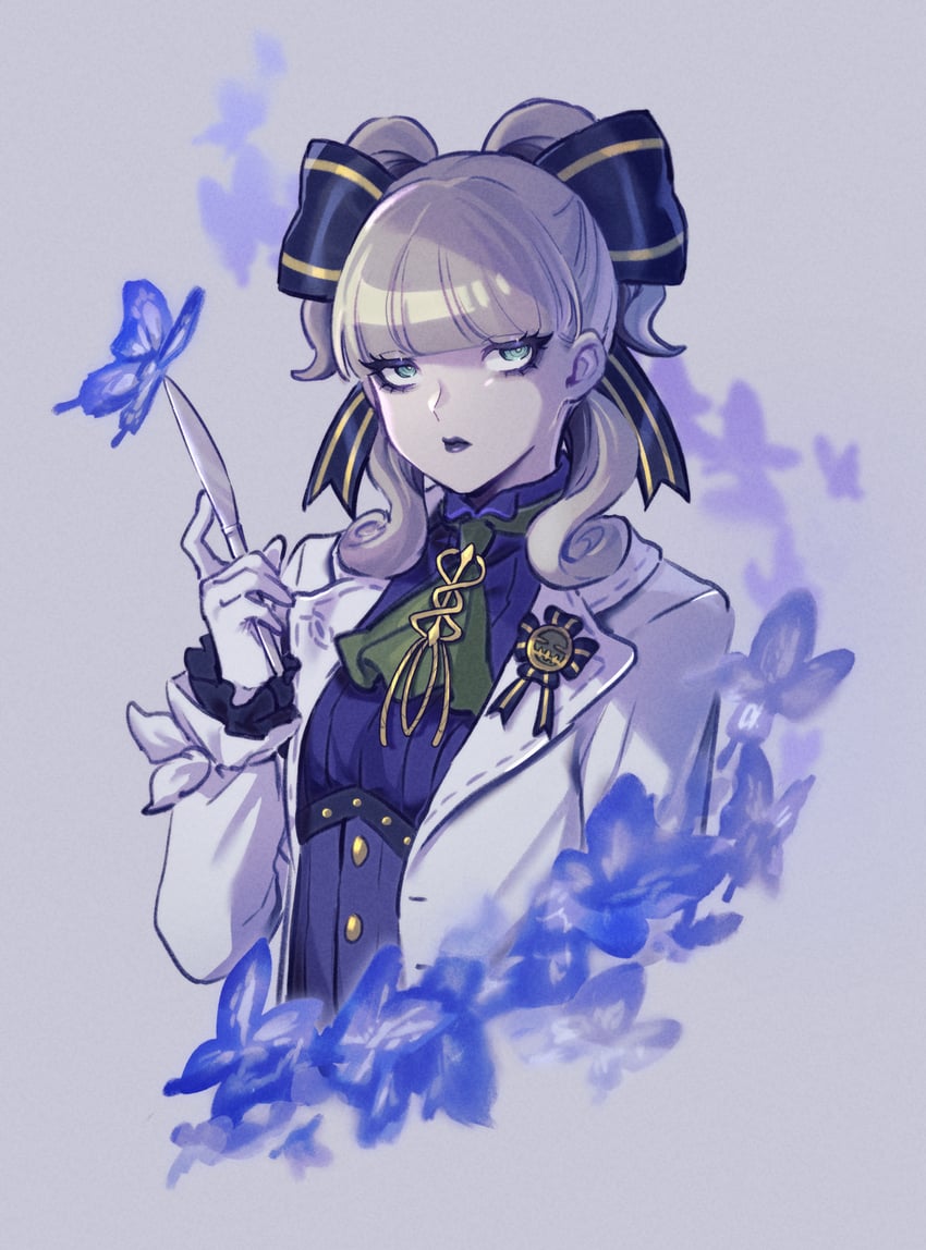 maria gorey (ace attorney and 2 more) drawn by zuzuko