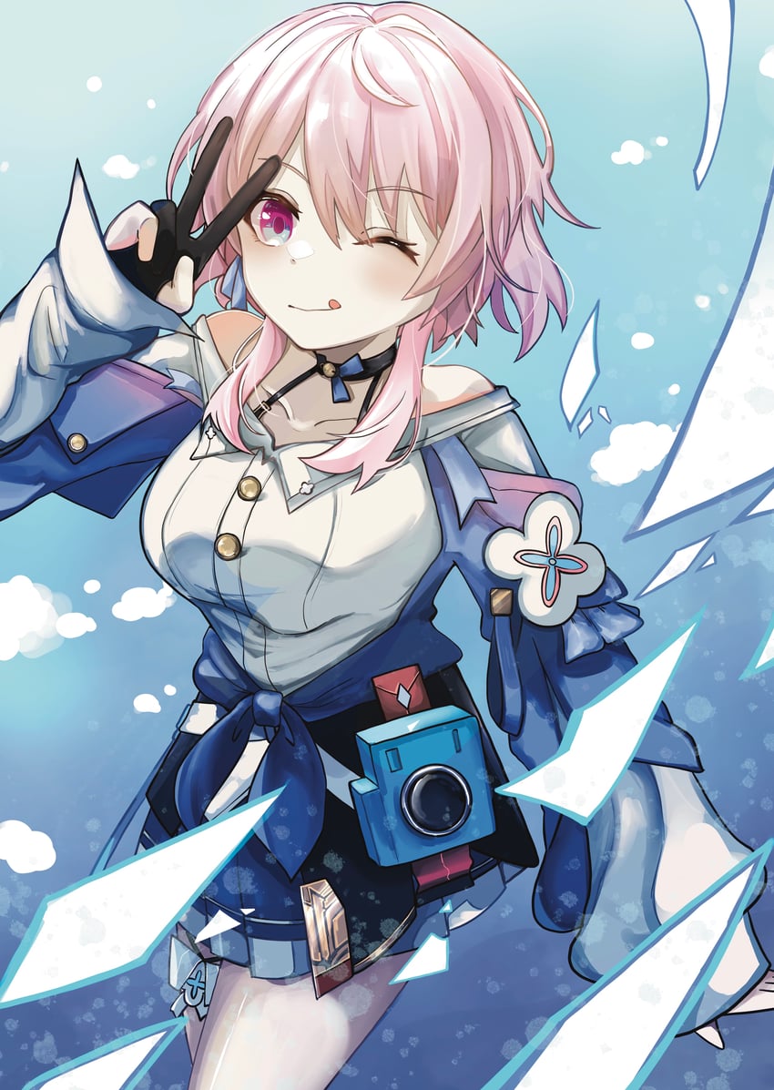 march 7th (honkai and 1 more) drawn by rudo_78