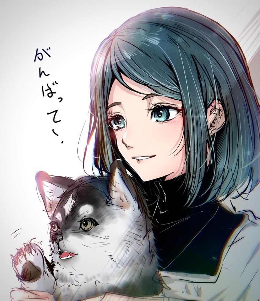 jill warrick and torgal (final fantasy and 1 more) drawn by nemu_(ut_kakinotane)