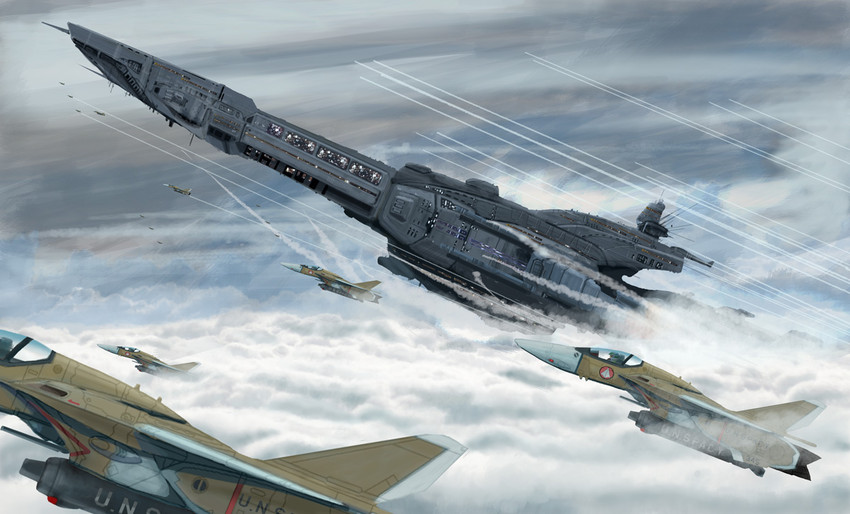 vf-1, sdf-1, and vf-1a (macross and 1 more) drawn by i.t.o_daynamics