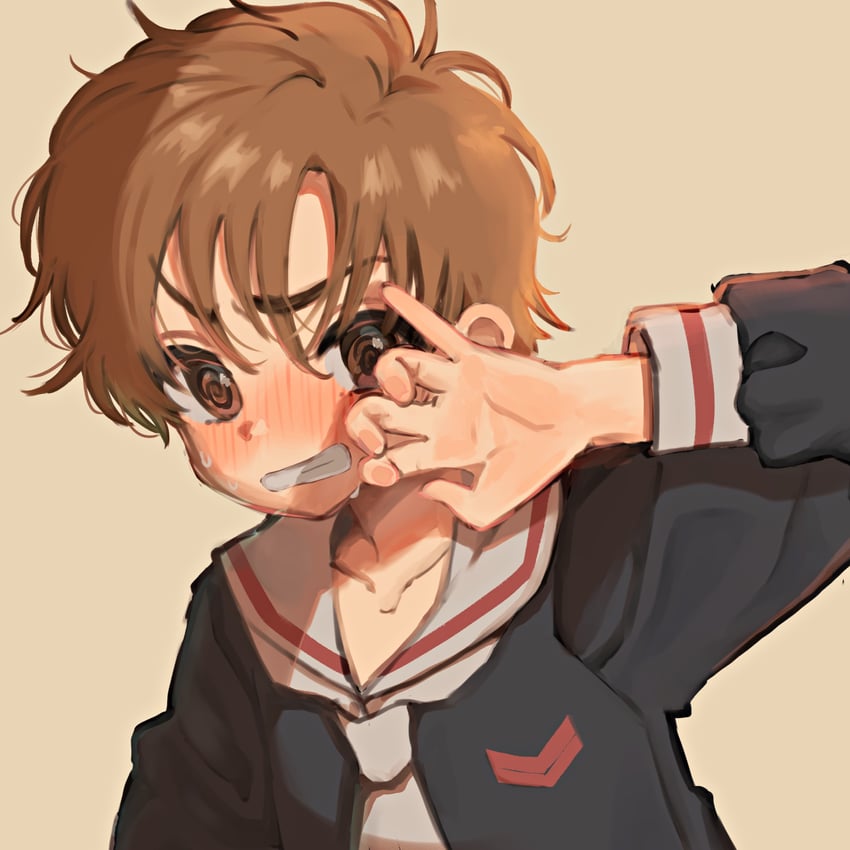 li syaoran (cardcaptor sakura) drawn by emitasu-sensei
