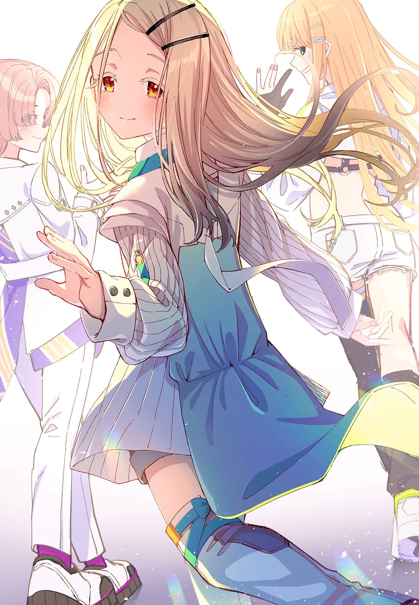 shinosawa hiro, arimura mao, and shiun sumika (idolmaster and 1 more) drawn by tamago_sando