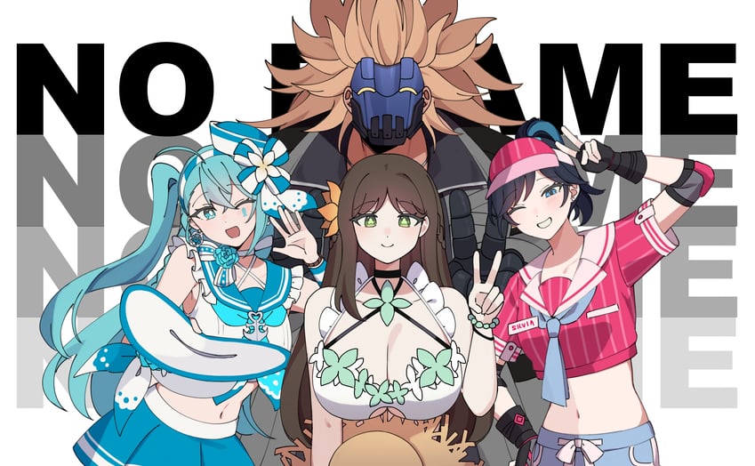 gweon sua, silvia piquet, emma hardy, and alonso (black survival and 1 more) drawn by taenyaki