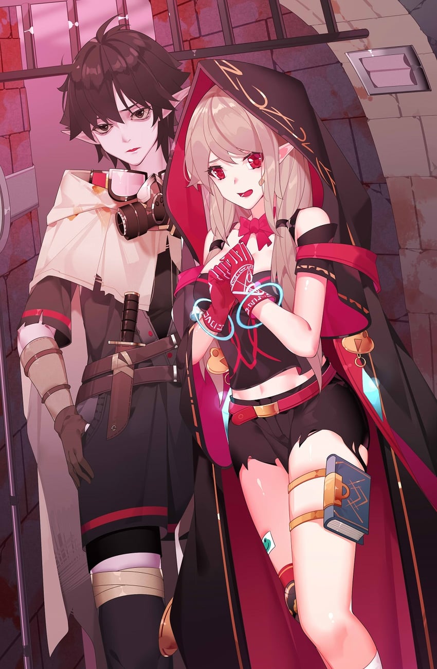 ikki the vikki and timothy (dungeon and fighter) drawn by nami_qi