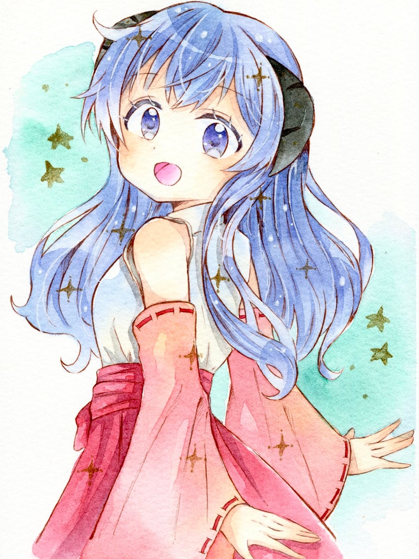 hanyuu (higurashi no naku koro ni) drawn by secchi