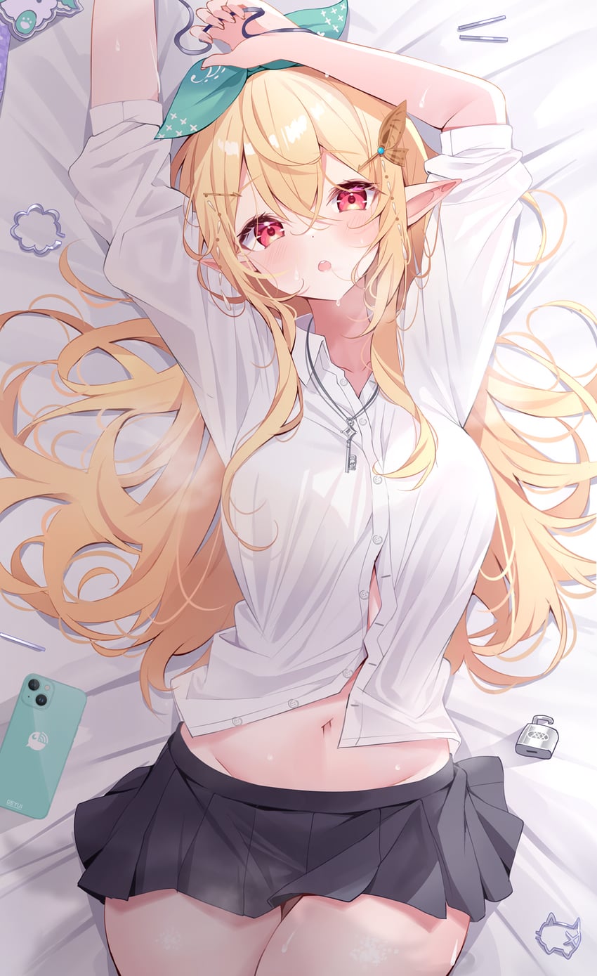 pomu rainpuff (nijisanji and 1 more) drawn by deyui