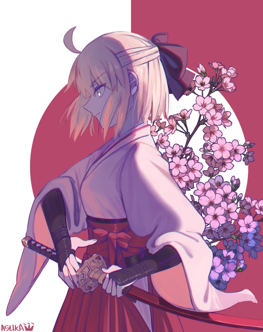 okita souji (fate and 1 more) drawn by liangchanxingmingrixiang