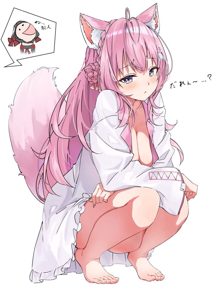 sakamata chloe and hakui koyori (hololive) drawn by eru_(l_illust45)
