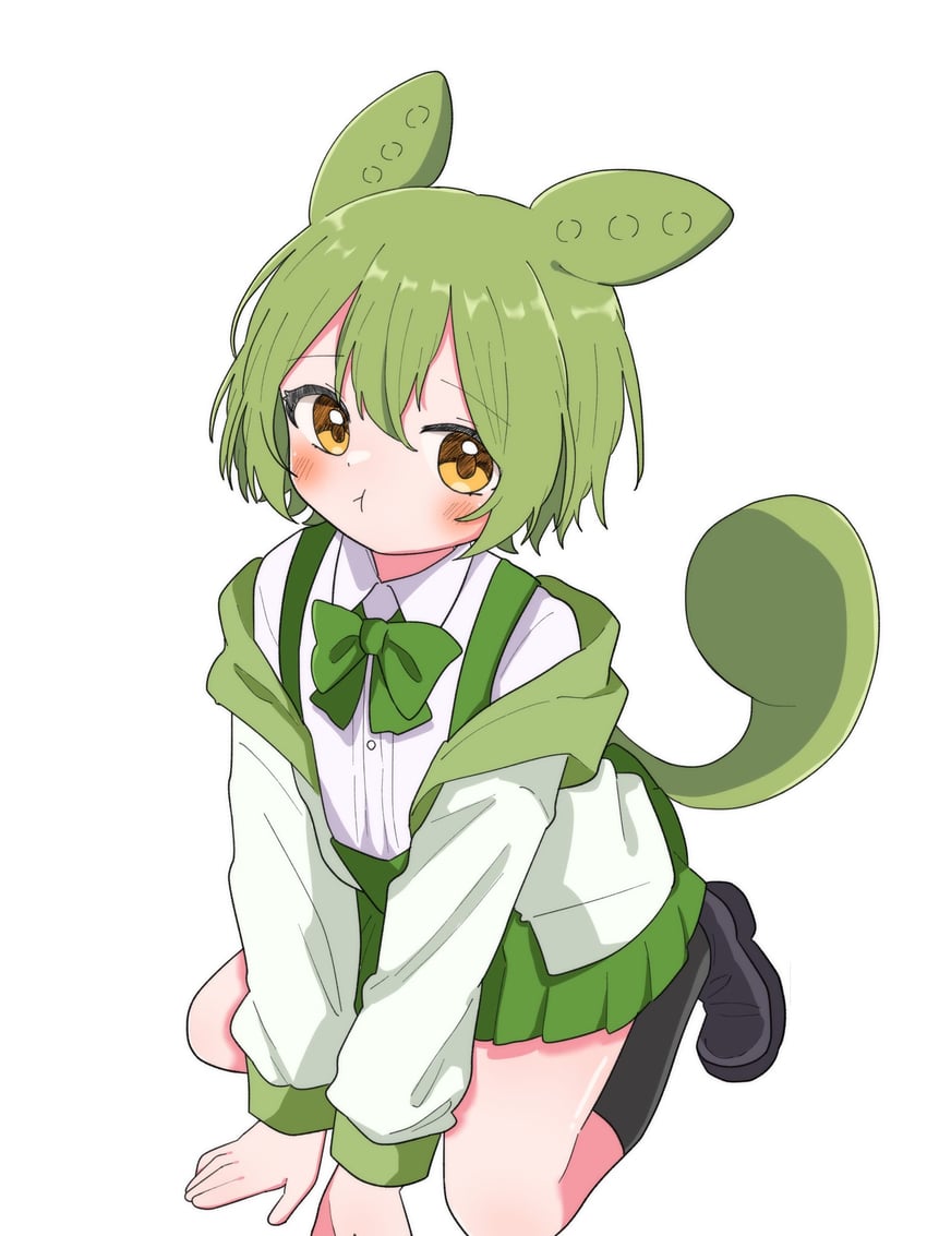zundamon (voiceroid and 1 more) drawn by haru_maron