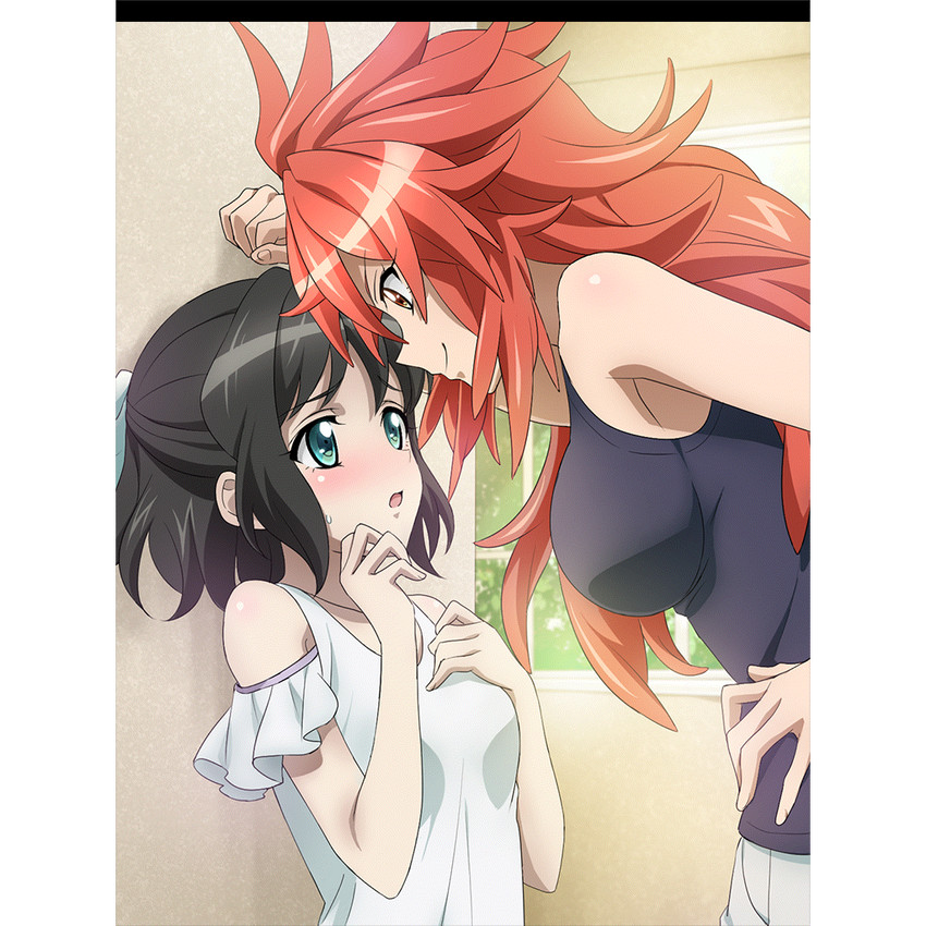 kohinata miku and amou kanade (senki zesshou symphogear and 1 more)